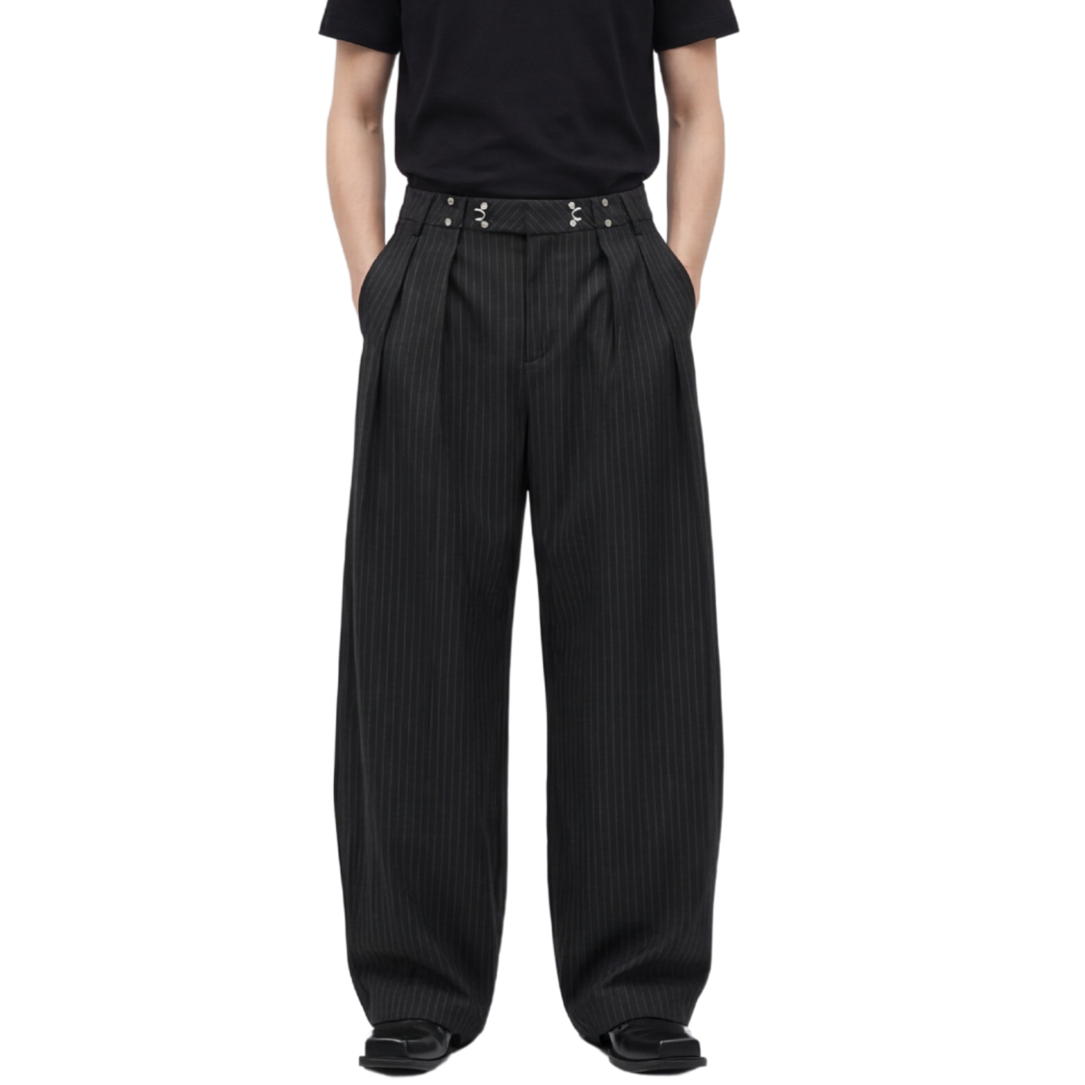 AXEL PINSTRIPE TROUSERS