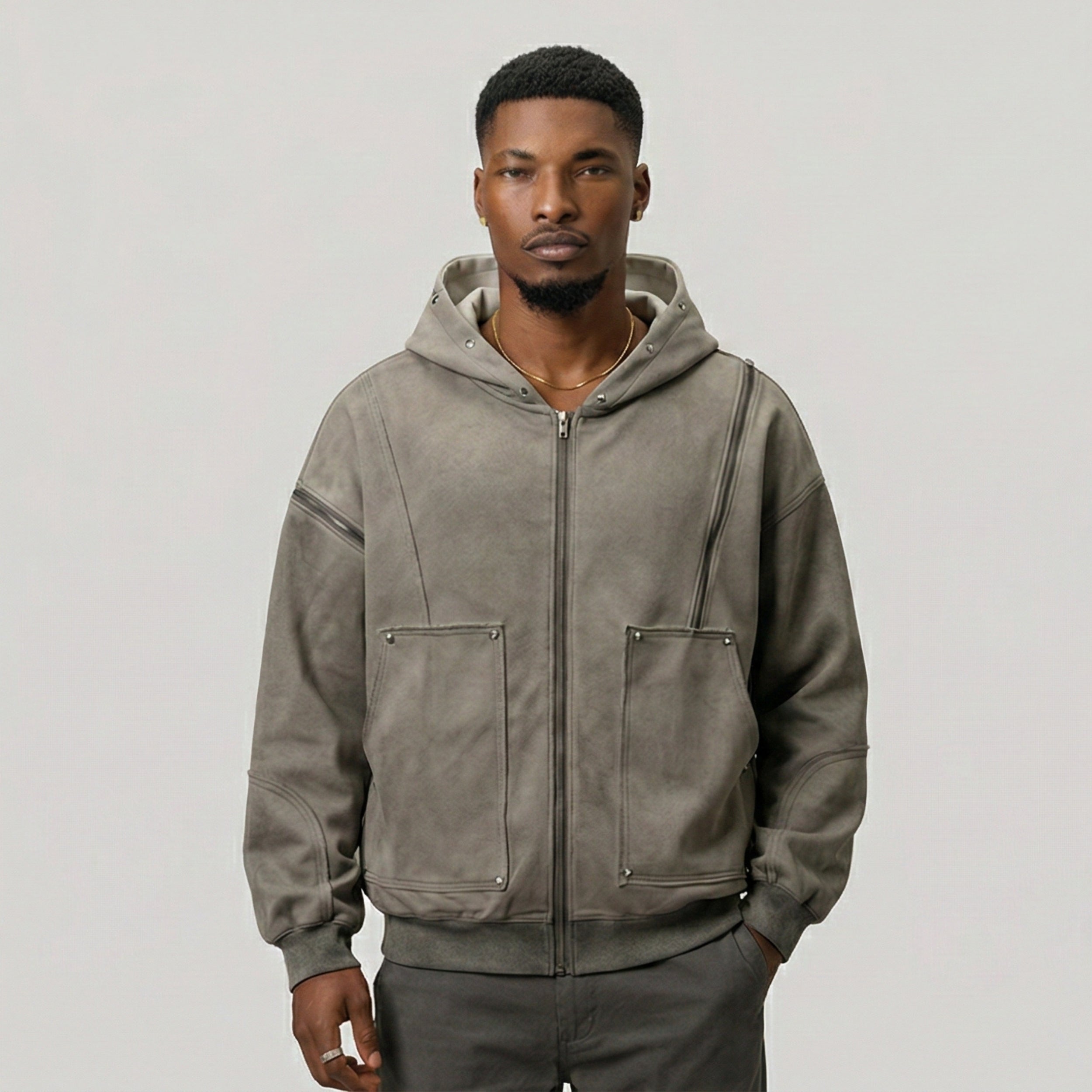 TIE-DYE HOODED SWEATSHIRT