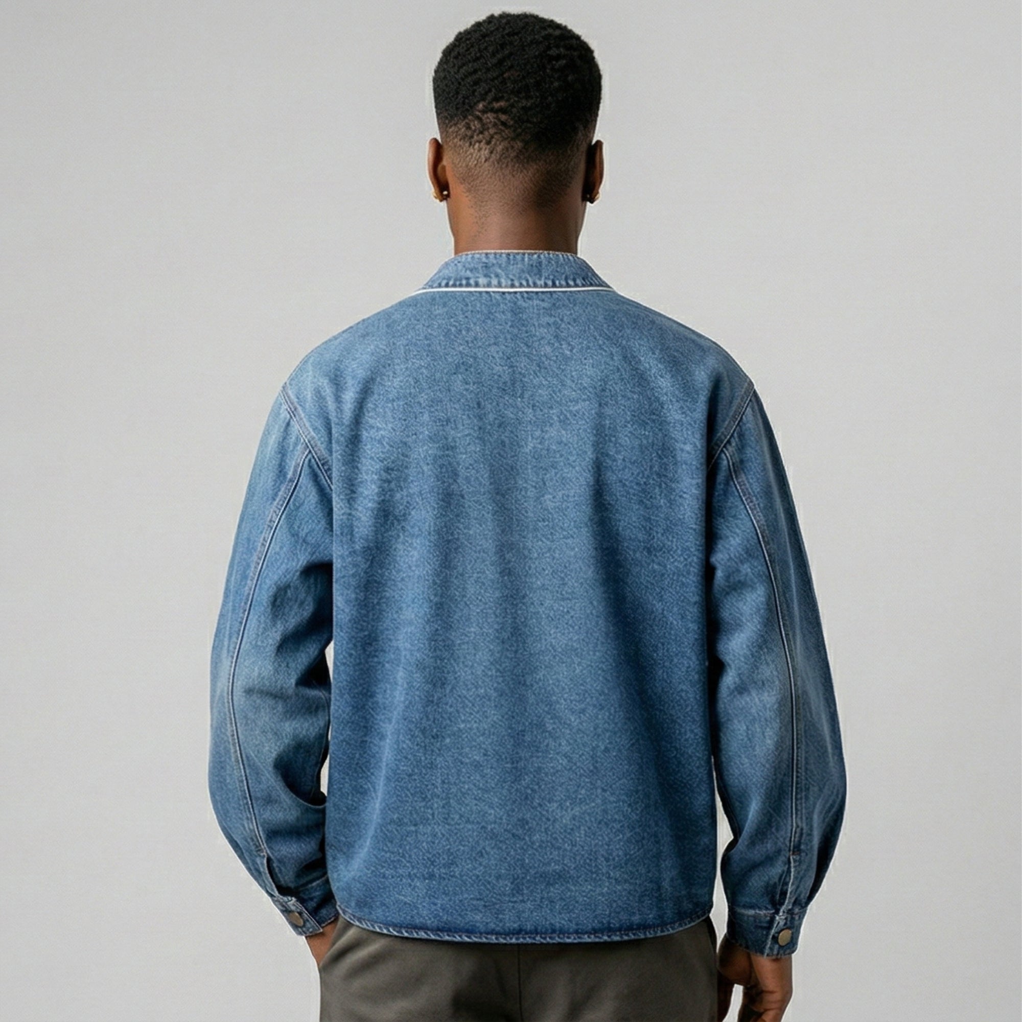 LOGAN EMBROIDERED DENIM SHIRT