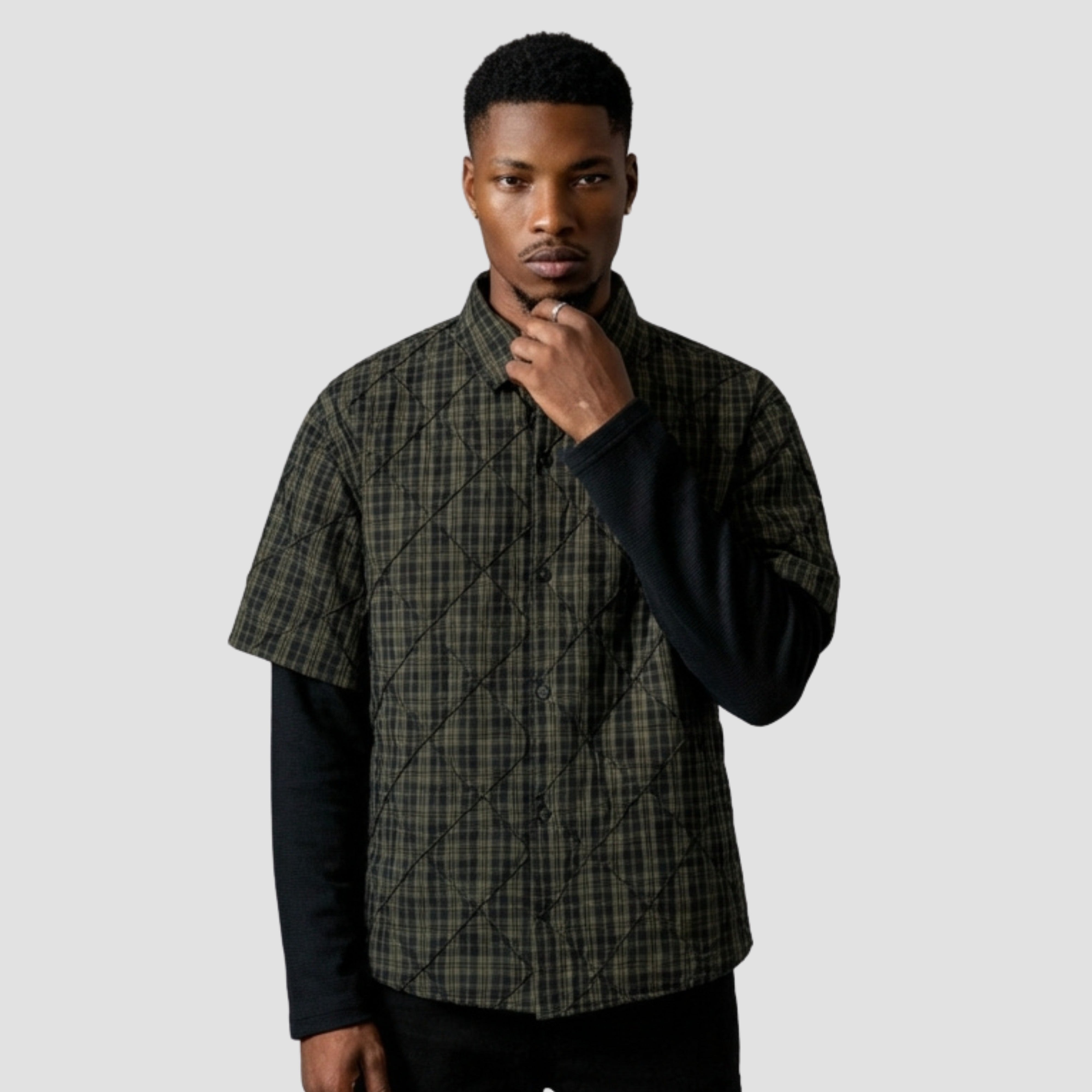 KANE DIAMOND PLAID SHIRT