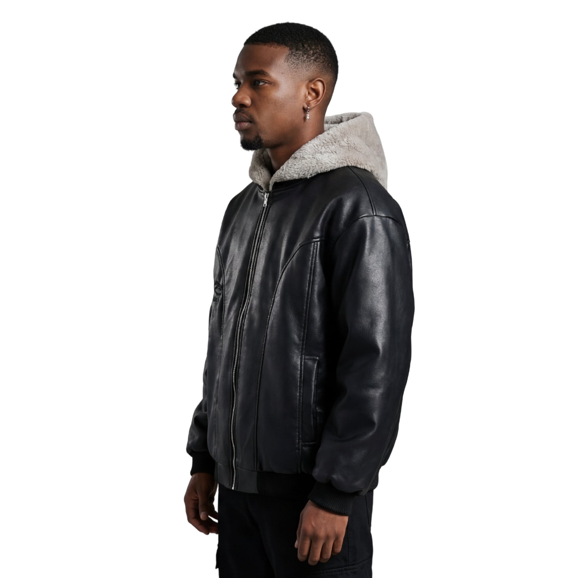 LOGAN LAYERED LEATHER JACKET